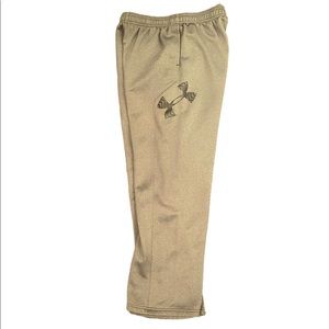 Under Armour Boys XL YXL Gray Straight Leg Sweat Pants Athletic Wear